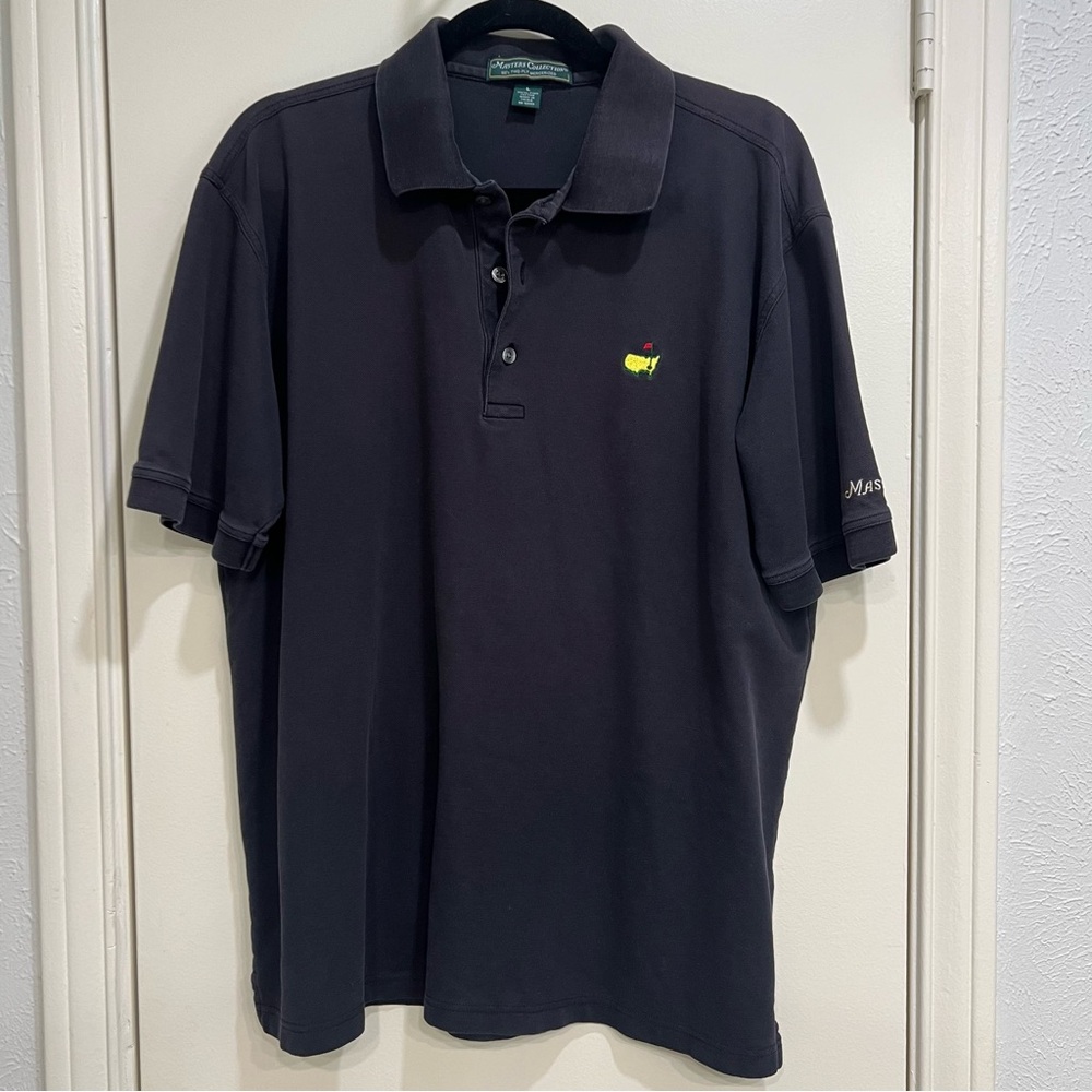 Masters Golf Tournament Collection Black Polo